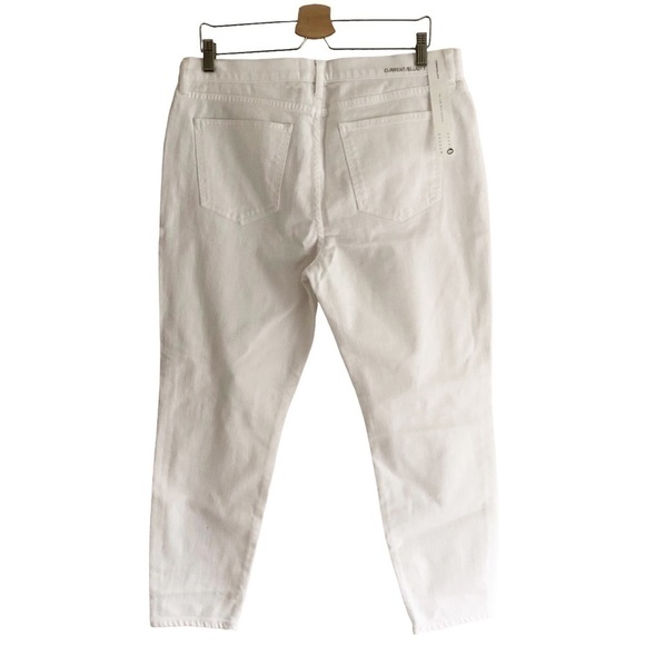 Current Elliot The High Waist Stilleto White Size 34 - Picture 5 of 11